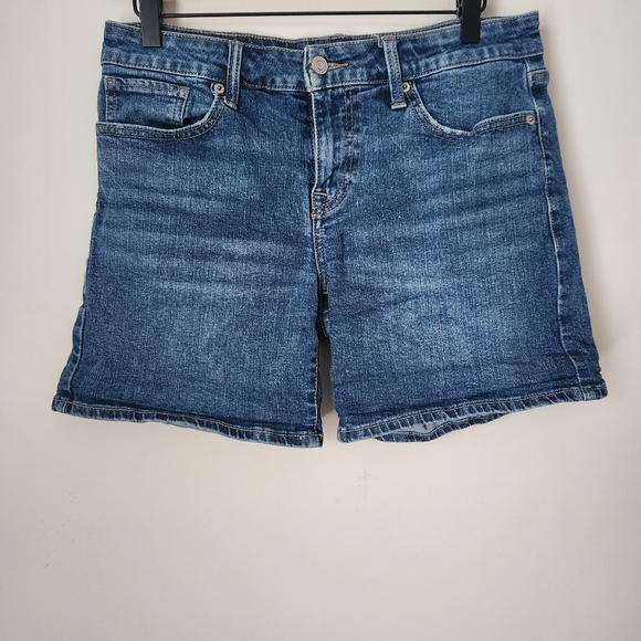 Lucky Brand | The Roll Up Stretch Denim Jean Shorts - Size 6/28 - Picture 3 of 15